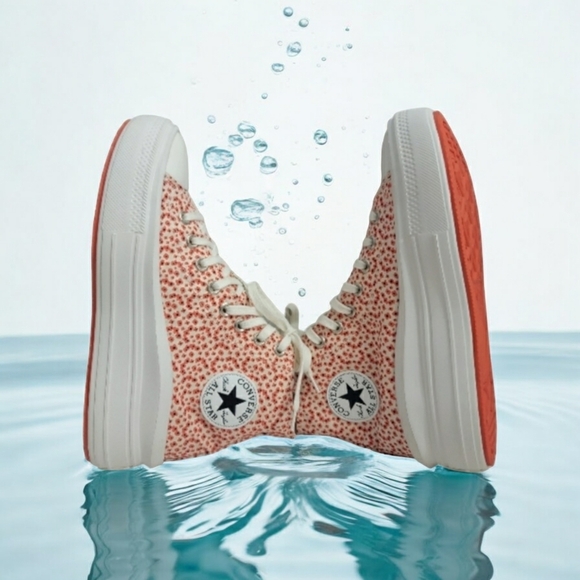 Converse Chuck Taylor "Poppy" Women's Size 9.5 - Picture 6 of 13